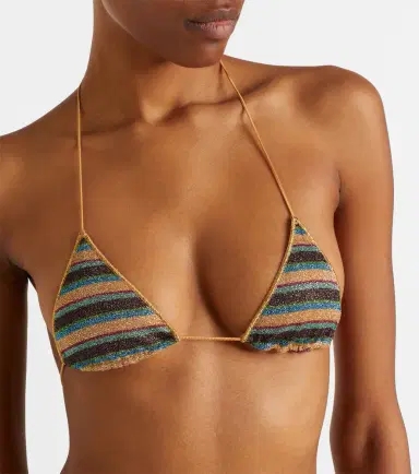 Oseree Oséree Lumière striped bikini | Thumbnail 3 Oseree Oséree Lumière striped bikini | Thumbnail 3