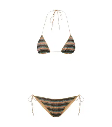 Oseree Oséree Lumière striped bikini | Thumbnail 1 Oseree Oséree Lumière striped bikini | Thumbnail 1