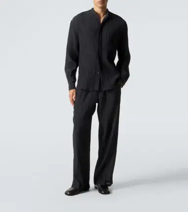 Umit Benan Julian linen and cotton straight pants | Thumbnail 3 Umit Benan Julian linen and cotton straight pants | Thumbnail 3