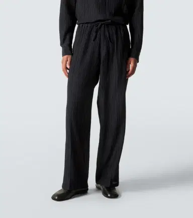 Umit Benan Julian linen and cotton straight pants | Thumbnail 4 Umit Benan Julian linen and cotton straight pants | Thumbnail 4