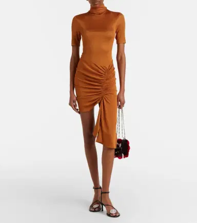 Christopher Esber Fusion ruched minidress | Thumbnail 5 Christopher Esber Fusion ruched minidress | Thumbnail 5