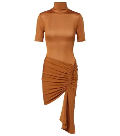 Christopher Esber Fusion ruched minidress | Thumbnail 1 Christopher Esber Fusion ruched minidress | Thumbnail 1