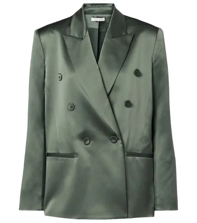Double-breasted silk blazer Double-breasted silk blazer