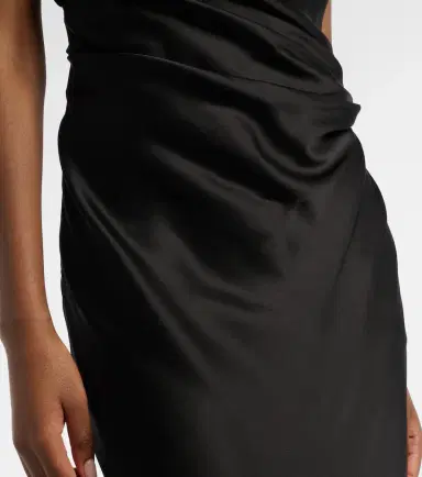 The Sei Bardot off-shoulder silk charmeuse gown | Thumbnail 4 The Sei Bardot off-shoulder silk charmeuse gown | Thumbnail 4