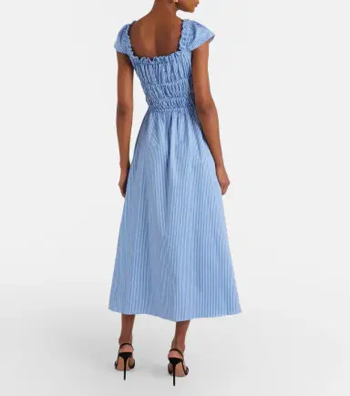 Altuzarra Striped cotton midi dress | Thumbnail 4 Altuzarra Striped cotton midi dress | Thumbnail 4