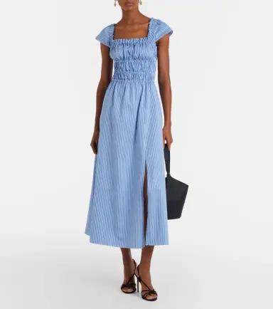 Altuzarra Striped cotton midi dress | Thumbnail 5 Altuzarra Striped cotton midi dress | Thumbnail 5