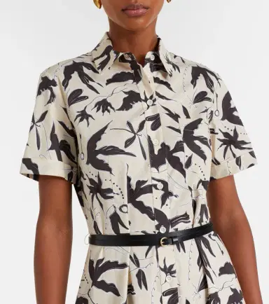 Altuzarra Kiera printed cotton-blend shirt dress | Thumbnail 3 Altuzarra Kiera printed cotton-blend shirt dress | Thumbnail 3