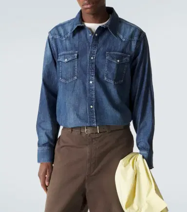 Visvim Social Sculpture faded denim shirt | Thumbnail 3 Visvim Social Sculpture faded denim shirt | Thumbnail 3