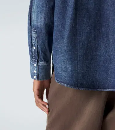 Visvim Social Sculpture faded denim shirt | Thumbnail 4 Visvim Social Sculpture faded denim shirt | Thumbnail 4