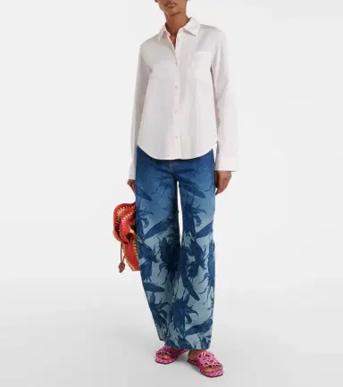 Loewe Paula's Ibiza Anagram cotton poplin shirt | Thumbnail 5 Loewe Paula's Ibiza Anagram cotton poplin shirt | Thumbnail 5