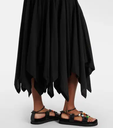 Loewe Paula's Ibiza pointelle cotton jersey maxi dress | Thumbnail 2 Loewe Paula's Ibiza pointelle cotton jersey maxi dress | Thumbnail 2