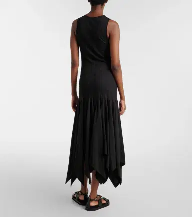 Loewe Paula's Ibiza pointelle cotton jersey maxi dress | Thumbnail 4 Loewe Paula's Ibiza pointelle cotton jersey maxi dress | Thumbnail 4