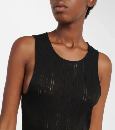 Loewe Paula's Ibiza pointelle cotton jersey maxi dress | Thumbnail 5 Loewe Paula's Ibiza pointelle cotton jersey maxi dress | Thumbnail 5