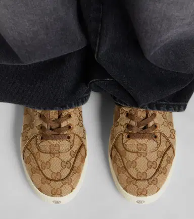 Gucci Stretch GG canvas low-top sneakers | Thumbnail 5 Gucci Stretch GG canvas low-top sneakers | Thumbnail 5