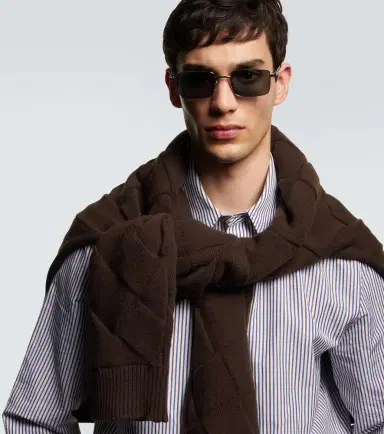 Bottega Veneta Classic rectangular sunglasses | Thumbnail 4 Bottega Veneta Classic rectangular sunglasses | Thumbnail 4