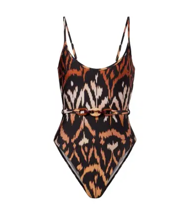 Zimmermann Aster Scoop printed swimsuit | Thumbnail 1 Zimmermann Aster Scoop printed swimsuit | Thumbnail 1