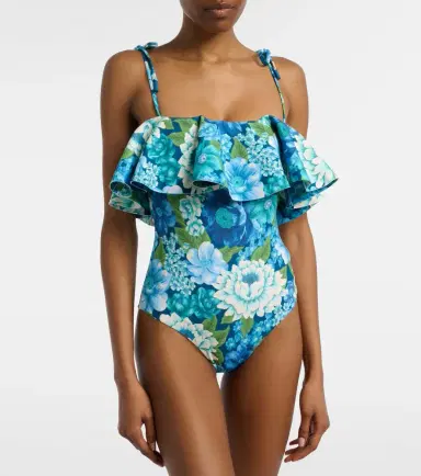 ALÉMAIS Alémais Margo floral ruffled swimsuit | Thumbnail 3 ALÉMAIS Alémais Margo floral ruffled swimsuit | Thumbnail 3