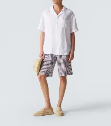 Fedeli Linen bowling shirt | Thumbnail 2 Fedeli Linen bowling shirt | Thumbnail 2