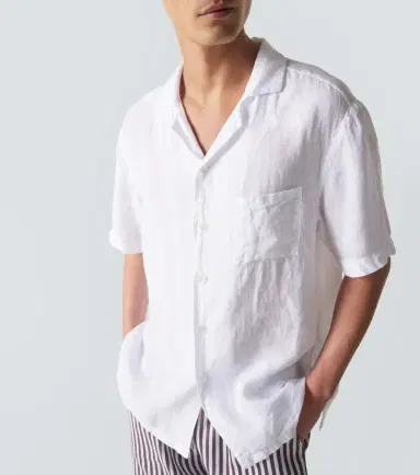 Fedeli Linen bowling shirt | Thumbnail 3 Fedeli Linen bowling shirt | Thumbnail 3