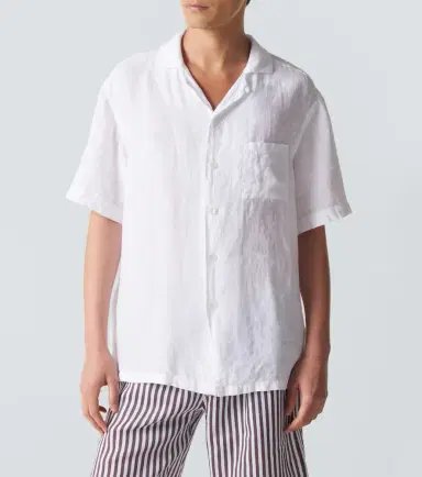 Fedeli Linen bowling shirt | Thumbnail 4 Fedeli Linen bowling shirt | Thumbnail 4