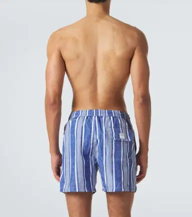 Fedeli Striped swim trunks | Thumbnail 4 Fedeli Striped swim trunks | Thumbnail 4