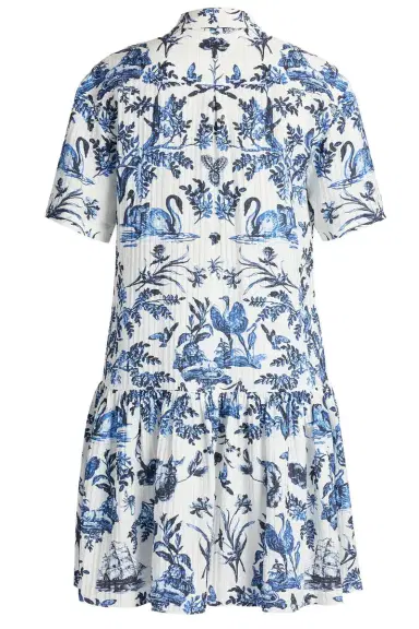 Erdem Crinkled Mini Shirt Dress | Thumbnail 5 Erdem Crinkled Mini Shirt Dress | Thumbnail 5