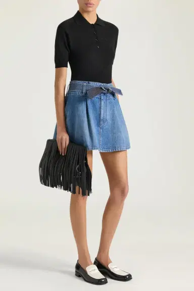 Givenchy Pinch Soft Clutch - Black Fringe | Thumbnail 2 Givenchy Pinch Soft Clutch - Black Fringe | Thumbnail 2