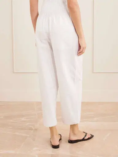 RÓHE Embroidered Cotton-poplin Wide-leg Pants | Thumbnail 4 RÓHE Embroidered Cotton-poplin Wide-leg Pants | Thumbnail 4