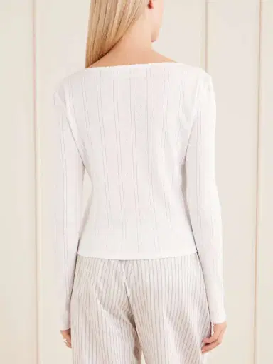 RÓHE Pointelle-knit Cotton-jersey Cardigan | Thumbnail 4 RÓHE Pointelle-knit Cotton-jersey Cardigan | Thumbnail 4