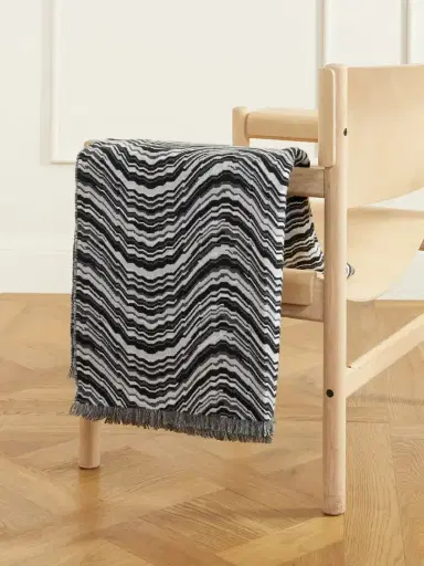 Missoni Home Fringed Striped Wool-blend Throw | Thumbnail 1 Missoni Home Fringed Striped Wool-blend Throw | Thumbnail 1