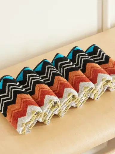 Missoni Home Giacomo Set Of Five Cotton-terry Towels | Thumbnail 2 Missoni Home Giacomo Set Of Five Cotton-terry Towels | Thumbnail 2