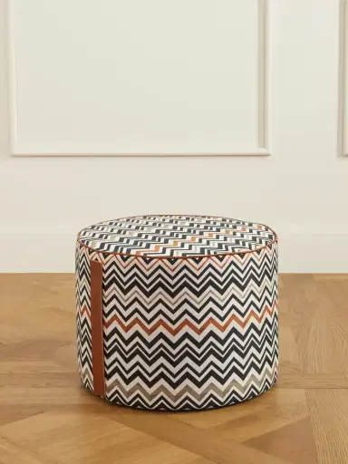 Missoni Home Belfast Striped Terry Pouf | Thumbnail 1 Missoni Home Belfast Striped Terry Pouf | Thumbnail 1