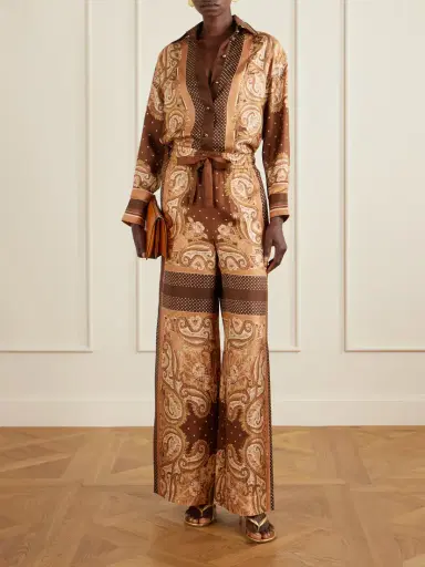 Zimmermann Luna Printed Silk-twill Shirt | Thumbnail 2 Zimmermann Luna Printed Silk-twill Shirt | Thumbnail 2