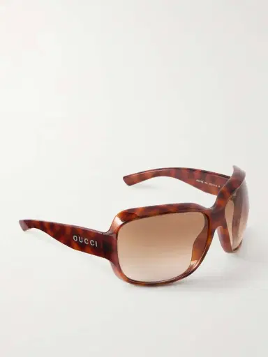 Gucci Eyewear Square-frame Tortoiseshell Acetate Sunglasses | Thumbnail 3 Gucci Eyewear Square-frame Tortoiseshell Acetate Sunglasses | Thumbnail 3