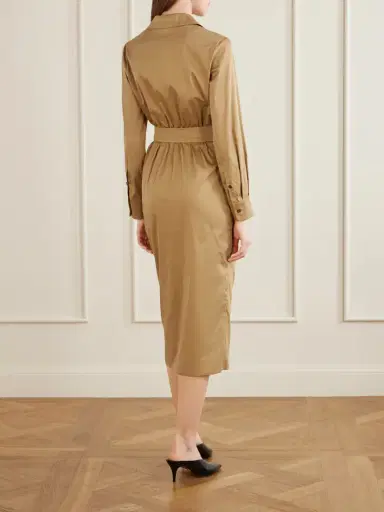 Max Mara Mxbeta Cotton-blend Poplin Midi Shirt Dress | Thumbnail 4 Max Mara Mxbeta Cotton-blend Poplin Midi Shirt Dress | Thumbnail 4