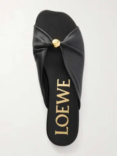 Loewe + Paula's Ibiza Pebble Leather Slides | Thumbnail 6 Loewe + Paula's Ibiza Pebble Leather Slides | Thumbnail 6