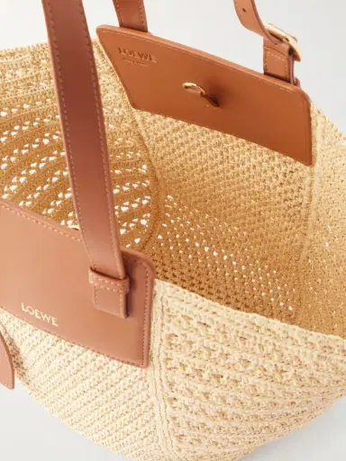 Loewe + Paula's Ibiza Hammock Cabas Leather-trimmed Raffia Tote | Thumbnail 5 Loewe + Paula's Ibiza Hammock Cabas Leather-trimmed Raffia Tote | Thumbnail 5