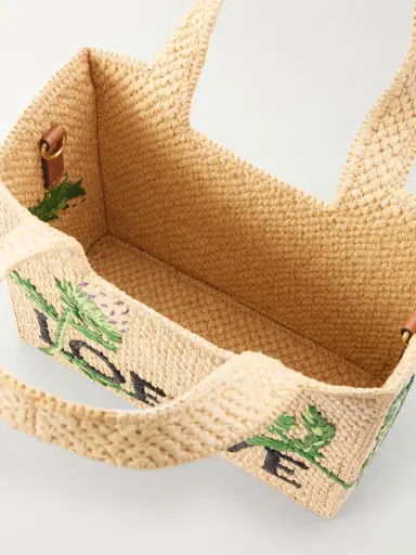 Loewe + Paula's Ibiza Small Embroidered Raffia Tote | Thumbnail 6 Loewe + Paula's Ibiza Small Embroidered Raffia Tote | Thumbnail 6