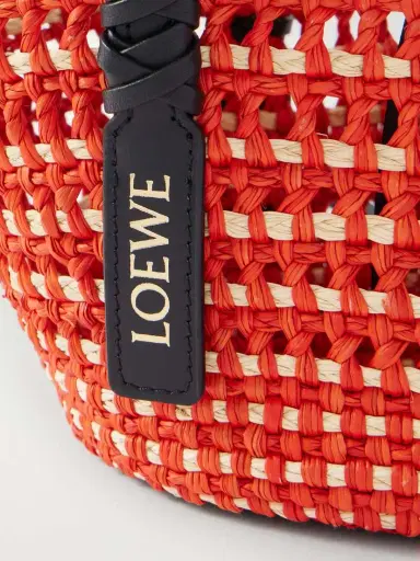 Loewe + Paula's Ibiza Braid Basket Small Leather-trimmed Raffia Shoulder Bag | Thumbnail 5 Loewe + Paula's Ibiza Braid Basket Small Leather-trimmed Raffia Shoulder Bag | Thumbnail 5