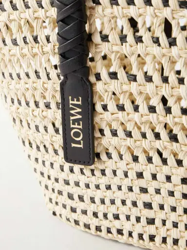 Loewe + Paula's Ibiza Braid Medium Leather-trimmed Raffia Tote | Thumbnail 5 Loewe + Paula's Ibiza Braid Medium Leather-trimmed Raffia Tote | Thumbnail 5