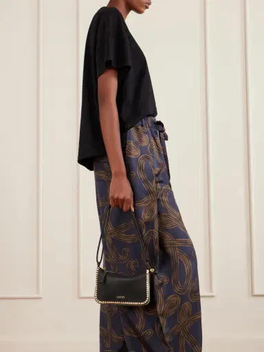 Loewe + Paula's Ibiza Rio Raffia-trimmed Leather Shoulder Bag | Thumbnail 2 Loewe + Paula's Ibiza Rio Raffia-trimmed Leather Shoulder Bag | Thumbnail 2