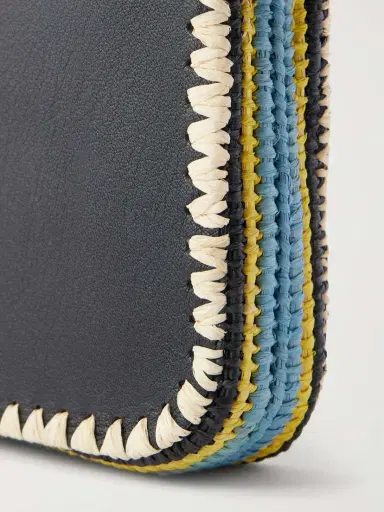 Loewe + Paula's Ibiza Rio Raffia-trimmed Leather Shoulder Bag | Thumbnail 5 Loewe + Paula's Ibiza Rio Raffia-trimmed Leather Shoulder Bag | Thumbnail 5