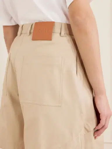 Loewe + Paula's Ibiza Paneled Cotton Gabardine Shorts | Thumbnail 6 Loewe + Paula's Ibiza Paneled Cotton Gabardine Shorts | Thumbnail 6