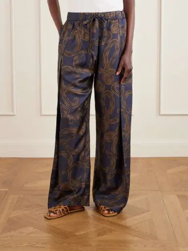 Loewe + Paula’s Ibiza Printed Mid-rise Straight-leg Silk Pants | Thumbnail 3 Loewe + Paula’s Ibiza Printed Mid-rise Straight-leg Silk Pants | Thumbnail 3