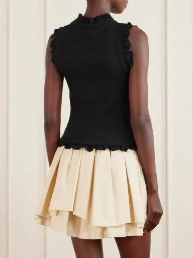 Loewe + Paula’s Ibiza Ruffled Cotton-blend Tank Top | Thumbnail 4 Loewe + Paula’s Ibiza Ruffled Cotton-blend Tank Top | Thumbnail 4