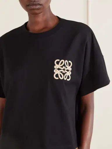 Loewe + Paula’s Ibiza Anagram Embroidered Cotton-jersey T-shirt | Thumbnail 4 Loewe + Paula’s Ibiza Anagram Embroidered Cotton-jersey T-shirt | Thumbnail 4