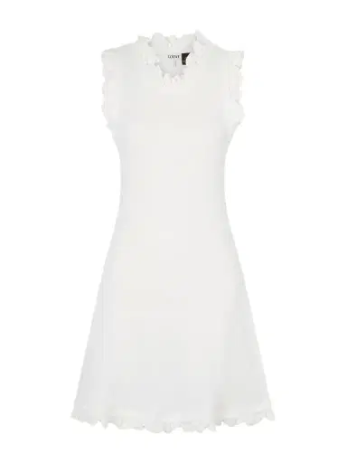 Loewe + Paula’s Ibiza Ruffled Cotton-blend Mini Dress | Thumbnail 1 Loewe + Paula’s Ibiza Ruffled Cotton-blend Mini Dress | Thumbnail 1