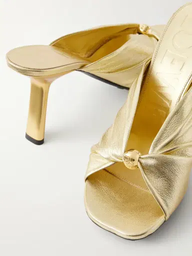 Loewe + Paula's Ibiza Metallic Leather Sandals | Thumbnail 5 Loewe + Paula's Ibiza Metallic Leather Sandals | Thumbnail 5