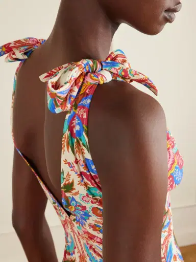 Etro Knotted Paisley-printed Swimsuit | Thumbnail 4 Etro Knotted Paisley-printed Swimsuit | Thumbnail 4