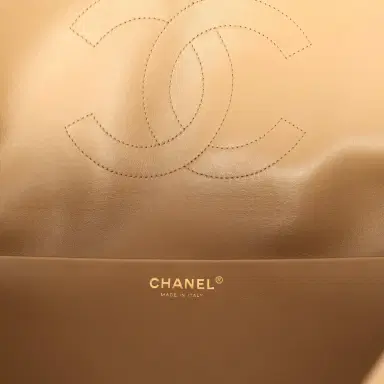 Chanel Chanel Maxi "Souplissimo" Large Flap Bag Dark Beige Suede Gold Hardware | Thumbnail 11 Chanel Chanel Maxi "Souplissimo" Large Flap Bag Dark Beige Suede Gold Hardware | Thumbnail 11